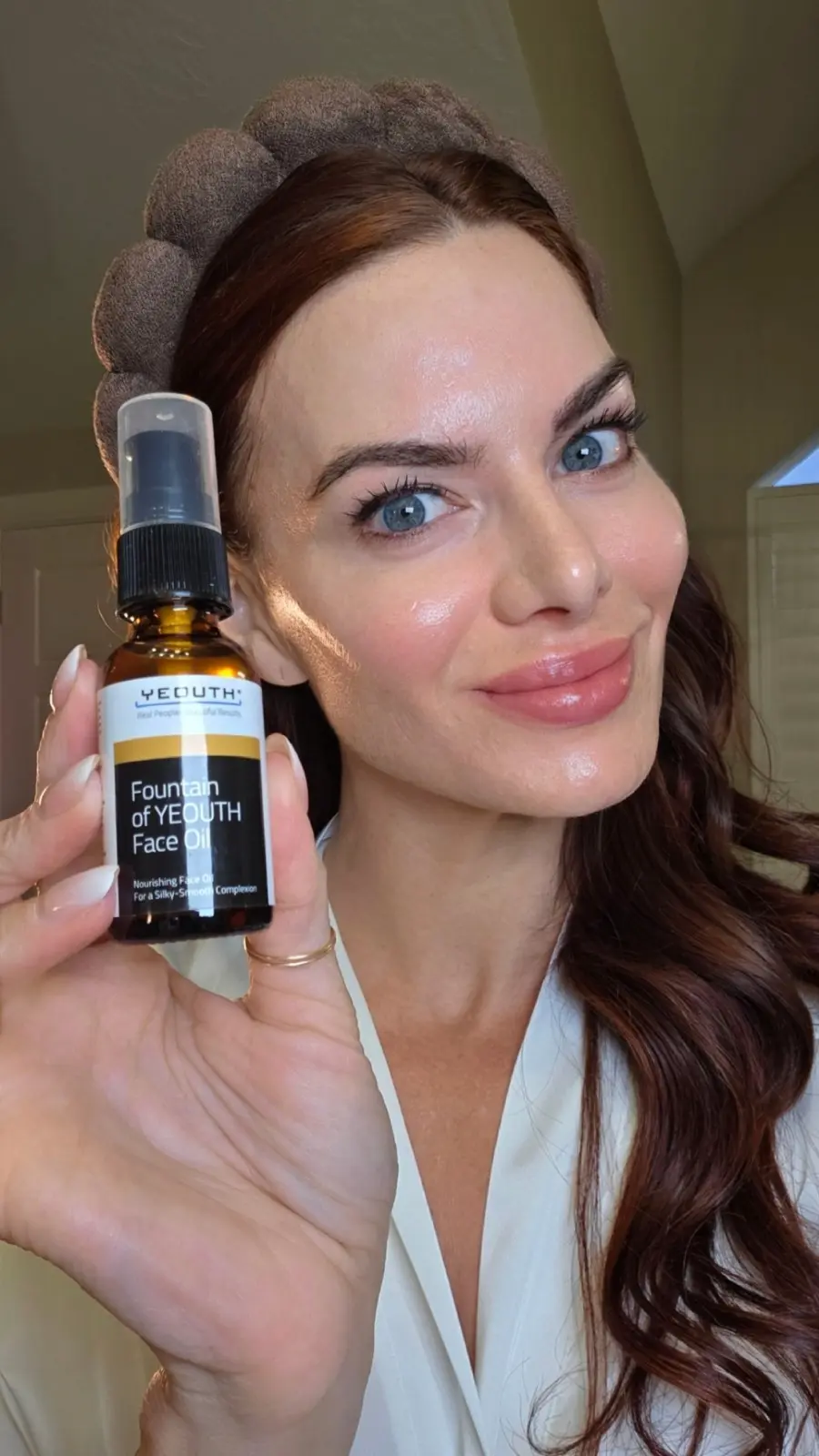 YEOUTH Face Oil — real customer radiant skin